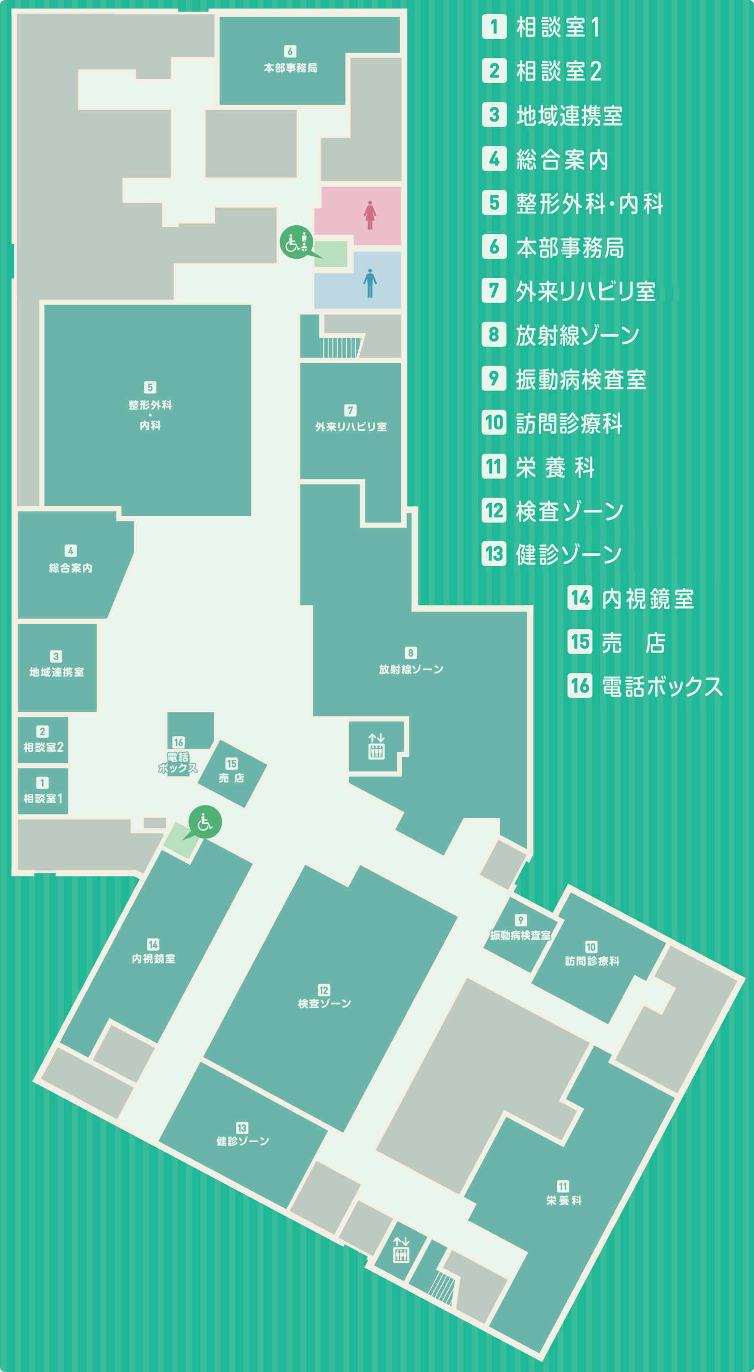 １階フロアマップ