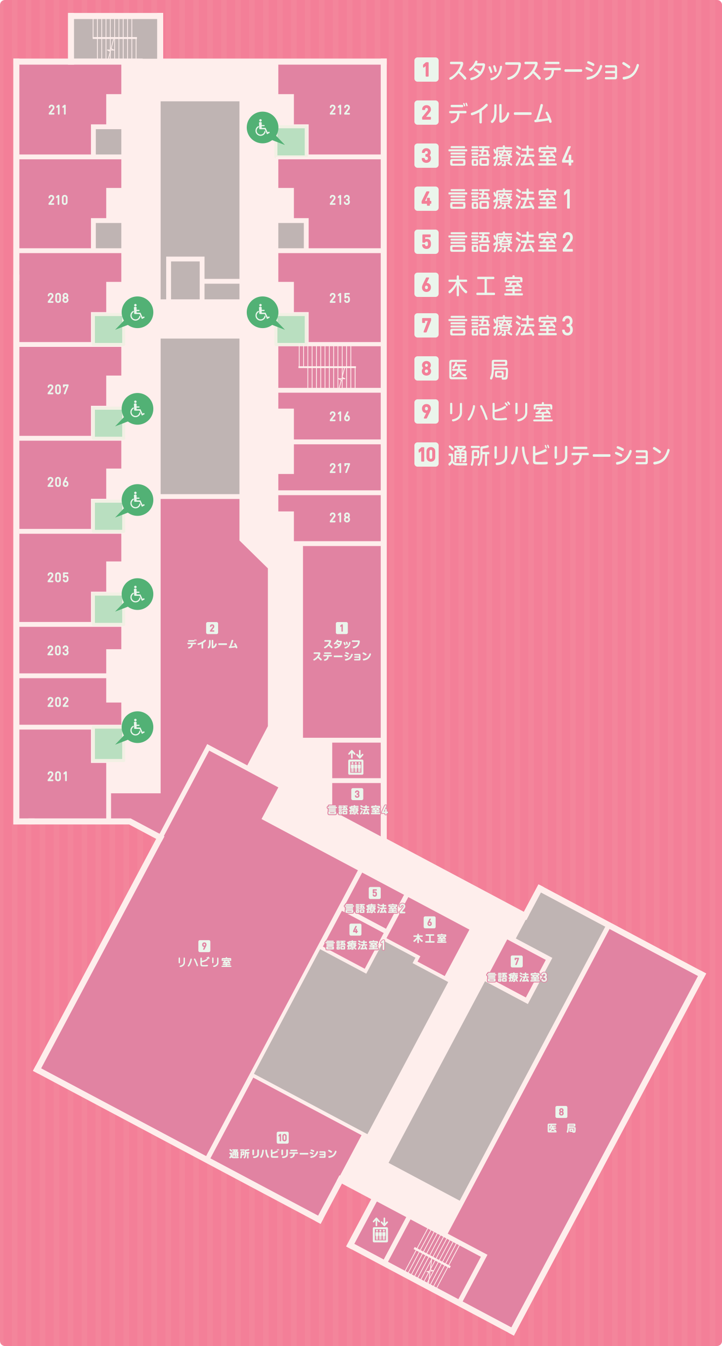 ２階フロアマップ
